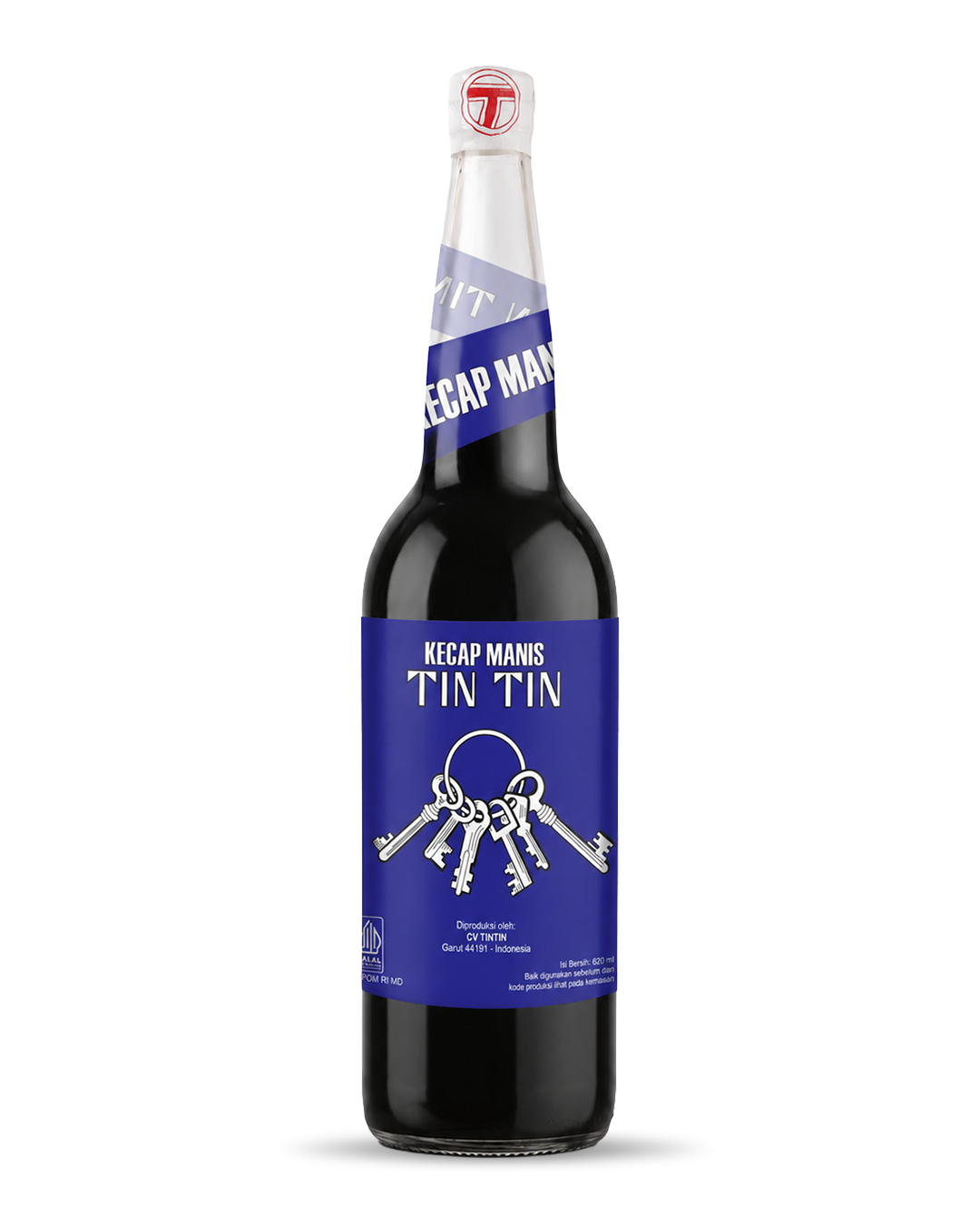 Kecap Manis Tin Tin Biru 620ml