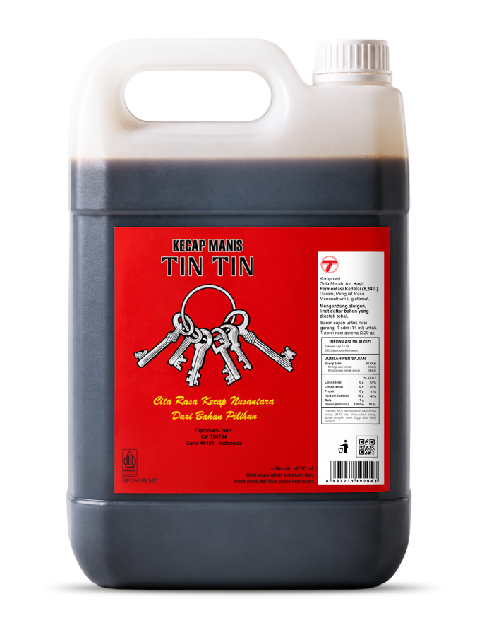 Kecap Manis Tin Tin Merah 4200ml